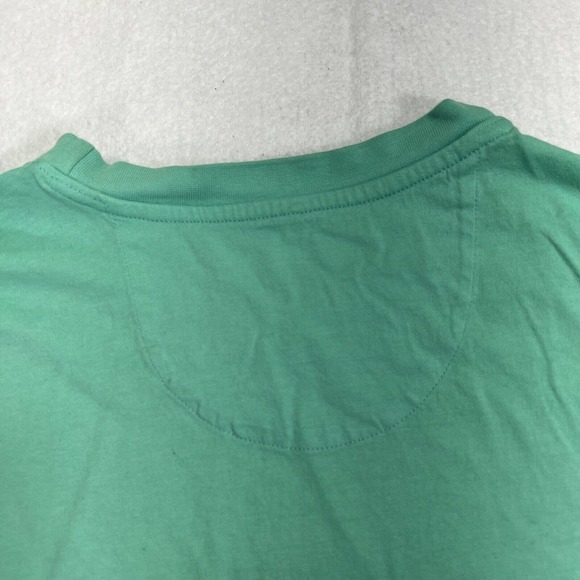 Greg Norman Men's XL Short Sleeve Mint Green Pock T Shirt Rainbow Shark Logo - Picture 10 of 12